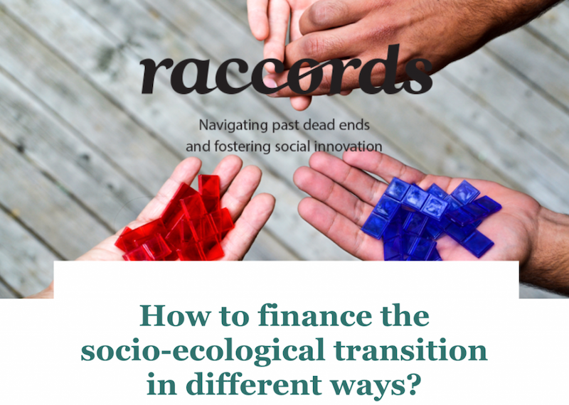 How to finance the socio-ecological transition in different ways?
